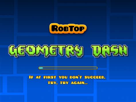 geometry dash loading screen.